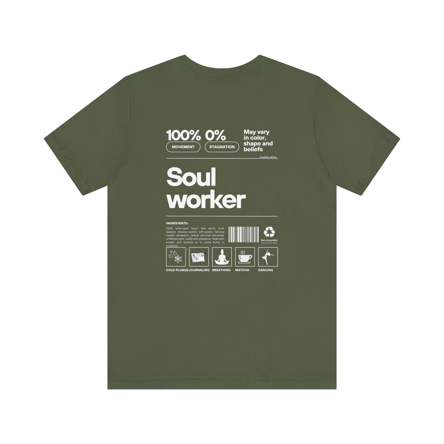 "Nathalie" Soul Worker T-shirt - white print