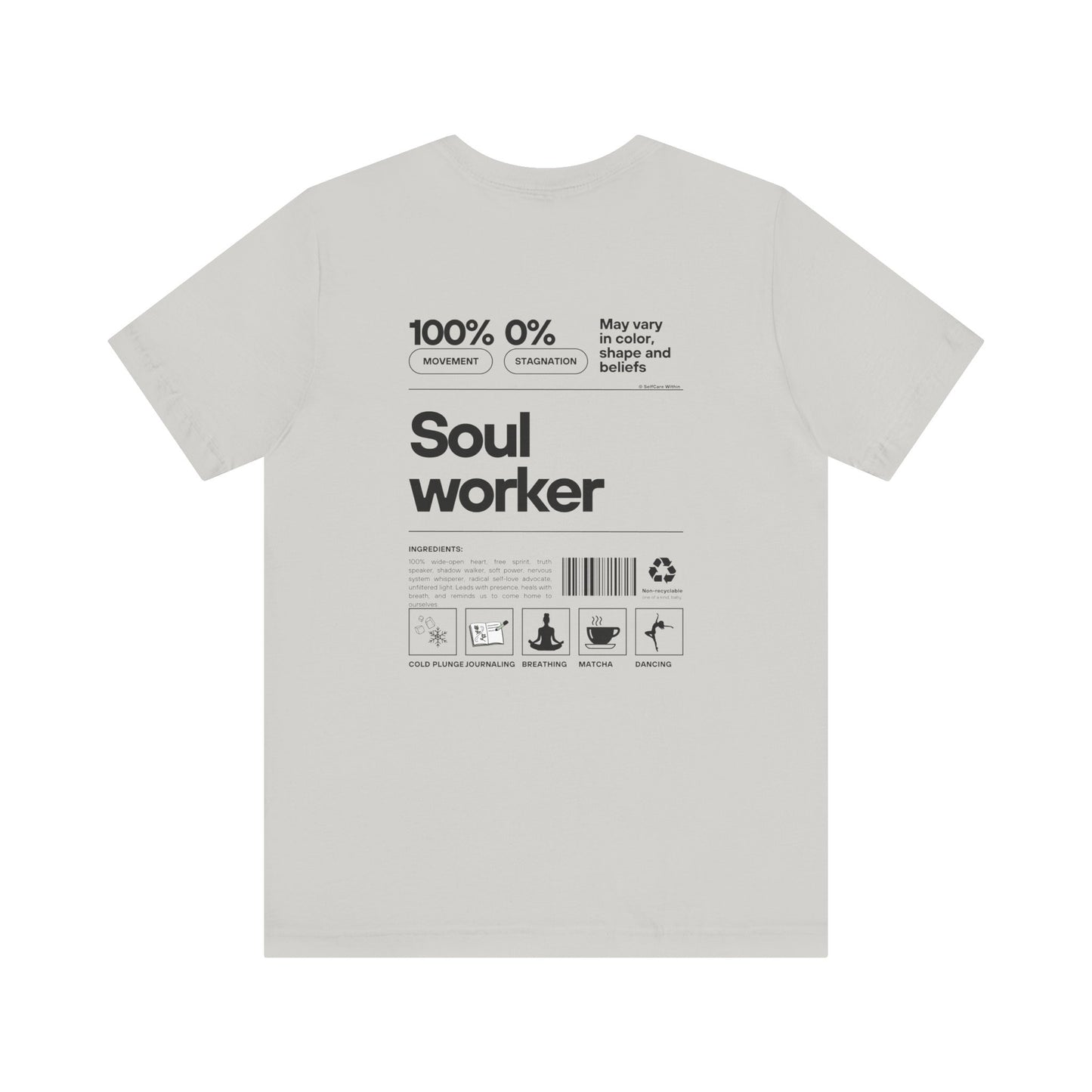 "Nathalie" Soul Worker T-shirt - black print