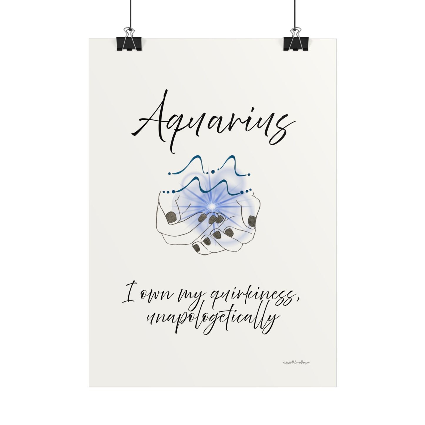 Art poster Aquarius
