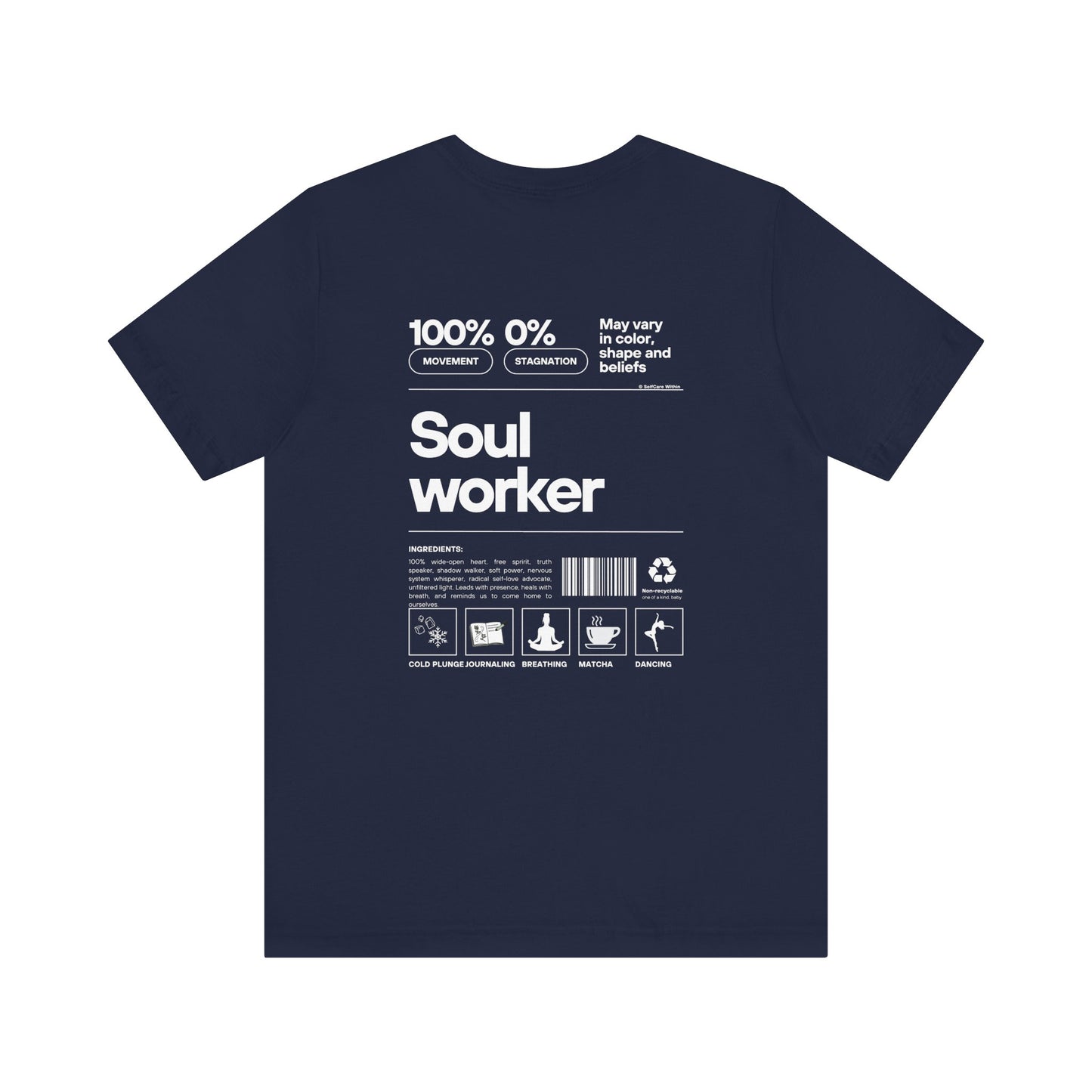 "Nathalie" Soul Worker T-shirt - white print