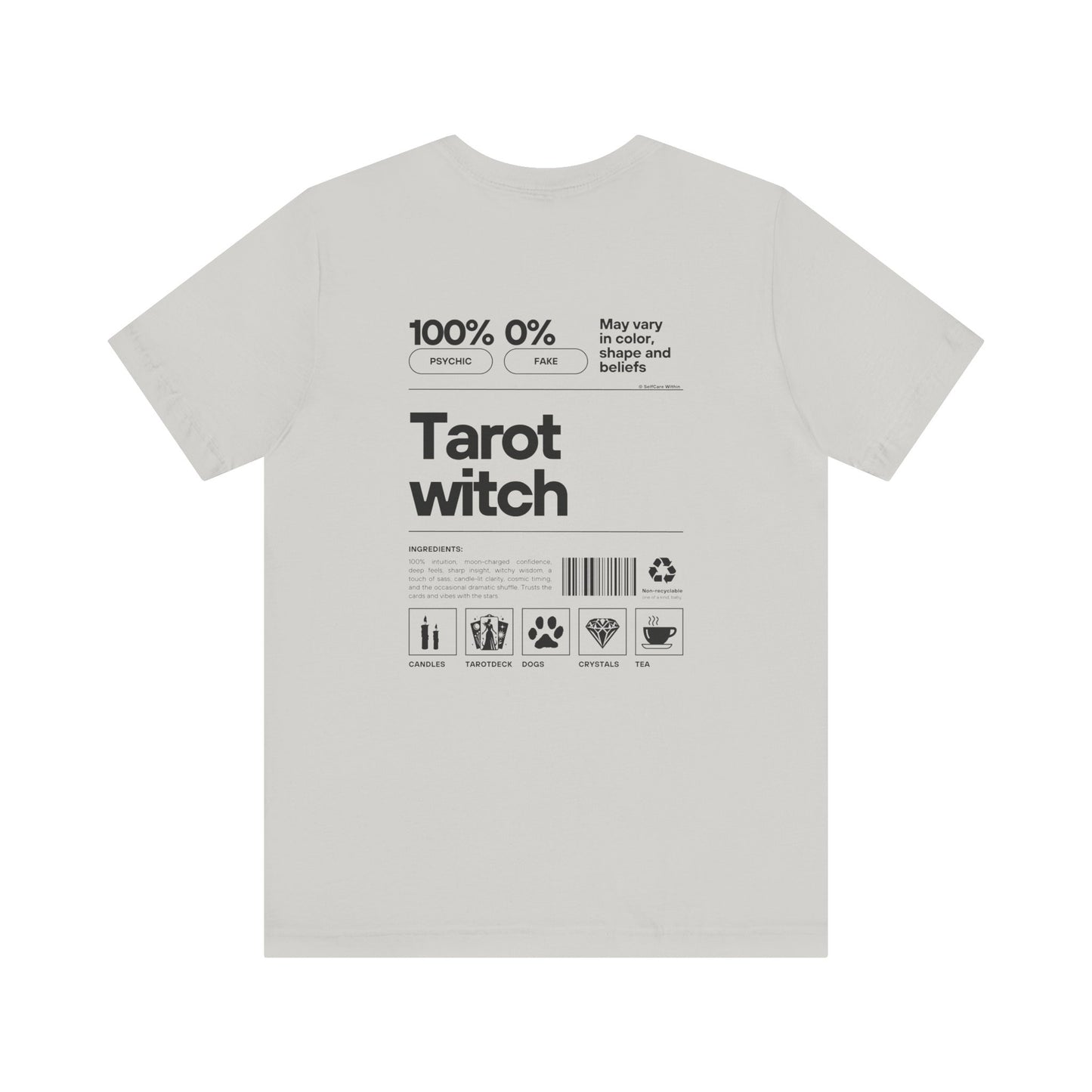 "Ebba" Tarot Witch T-shirt - black print