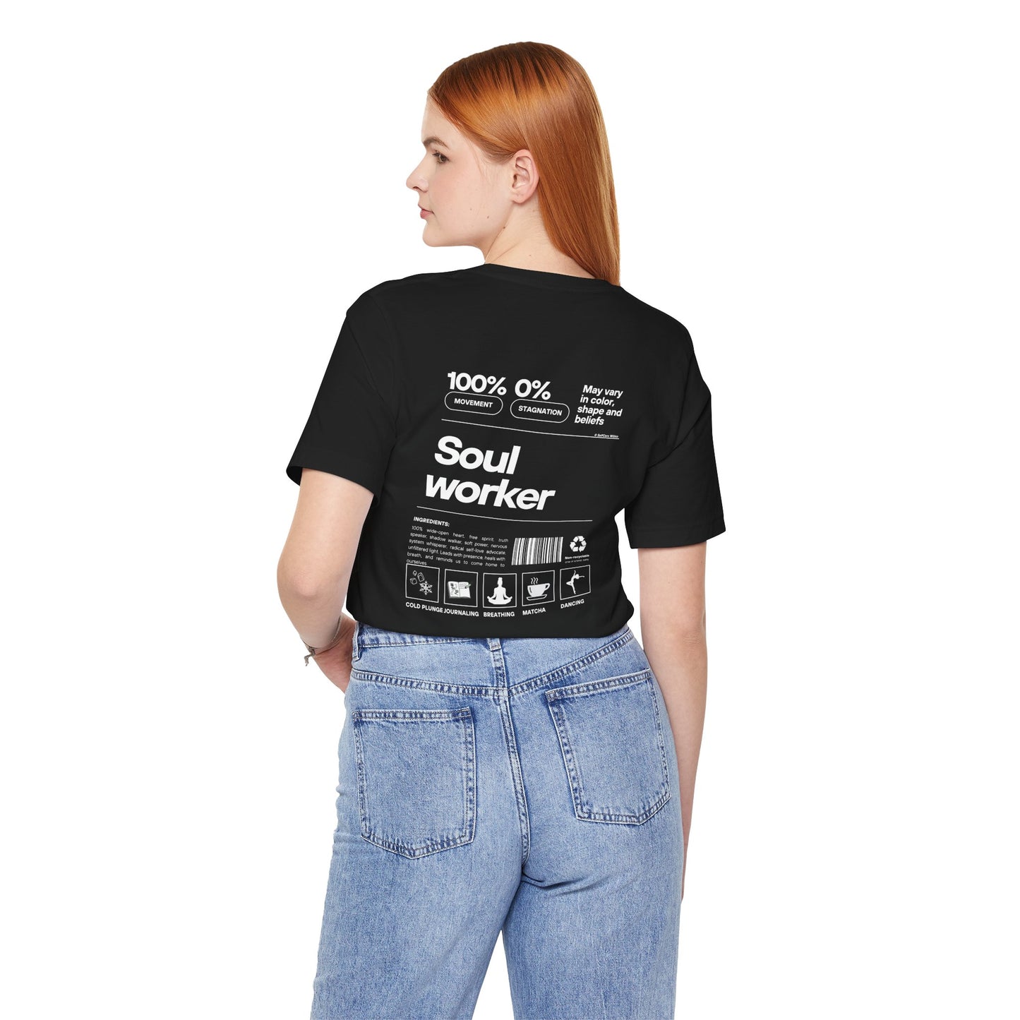 "Nathalie" Soul Worker T-shirt - white print