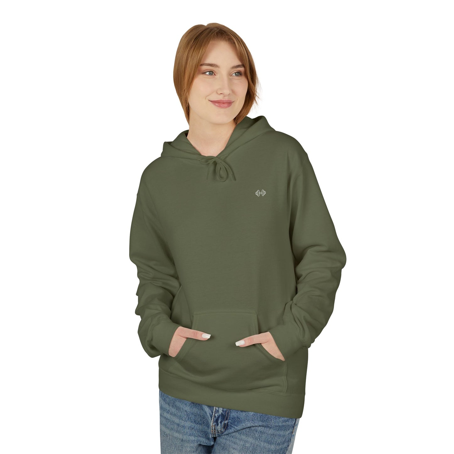 "Katta" Woman Athlete Hoodie - white print