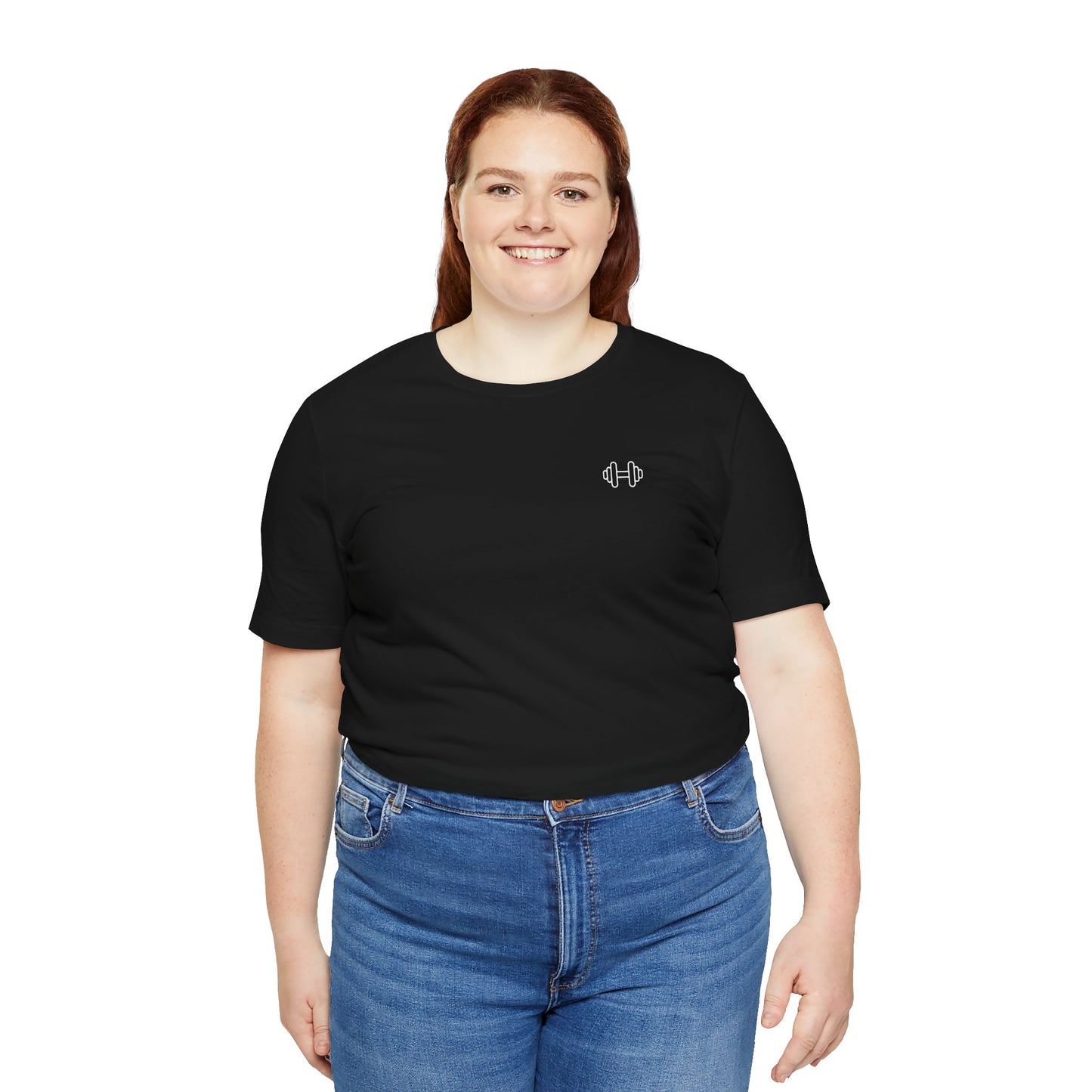 "Katta" Woman Athlete T-shirt - white print