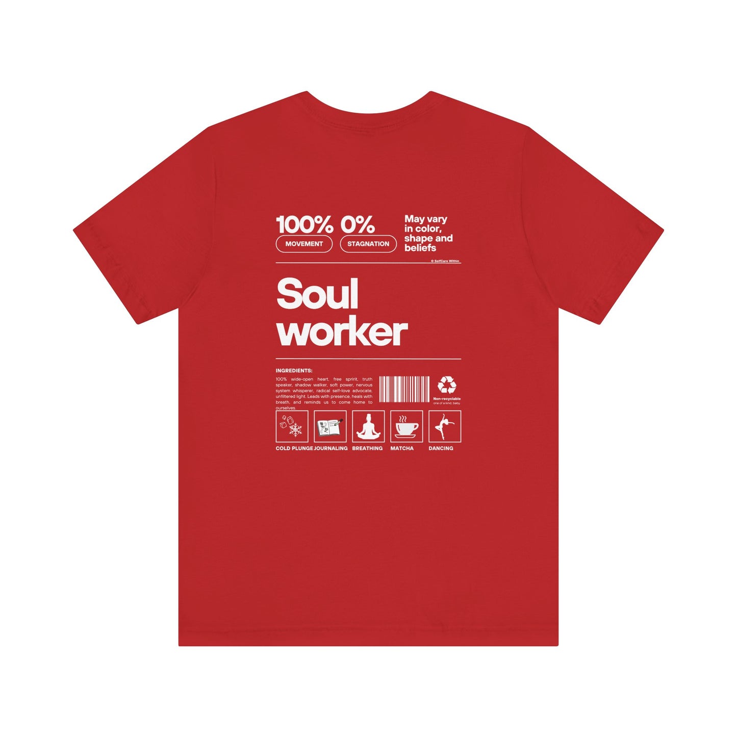 "Nathalie" Soul Worker T-shirt - white print