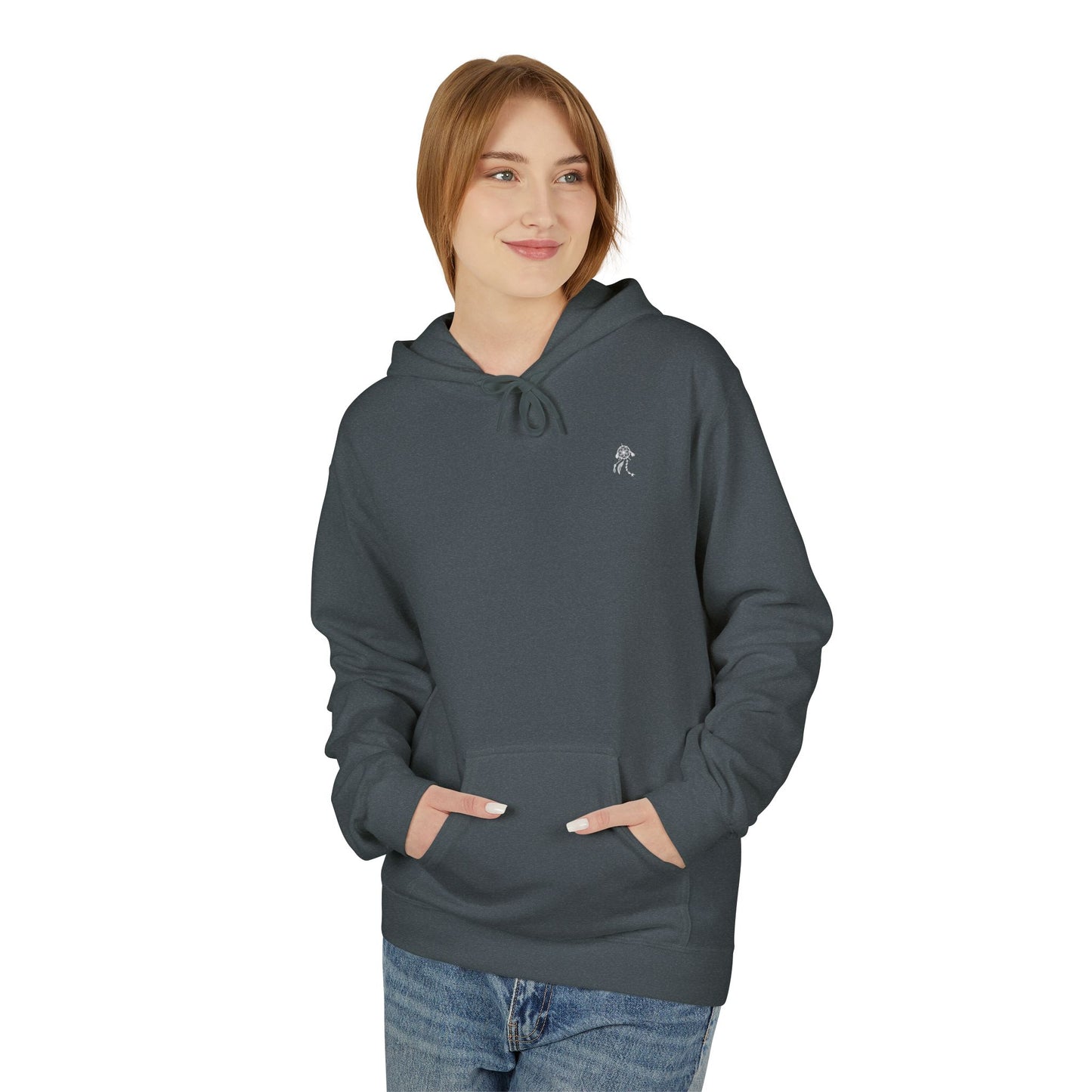 "Nathalie" Soul Worker Hoodie - white print
