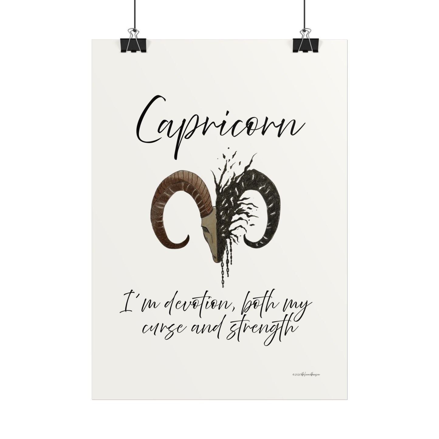 Art poster Capricorn