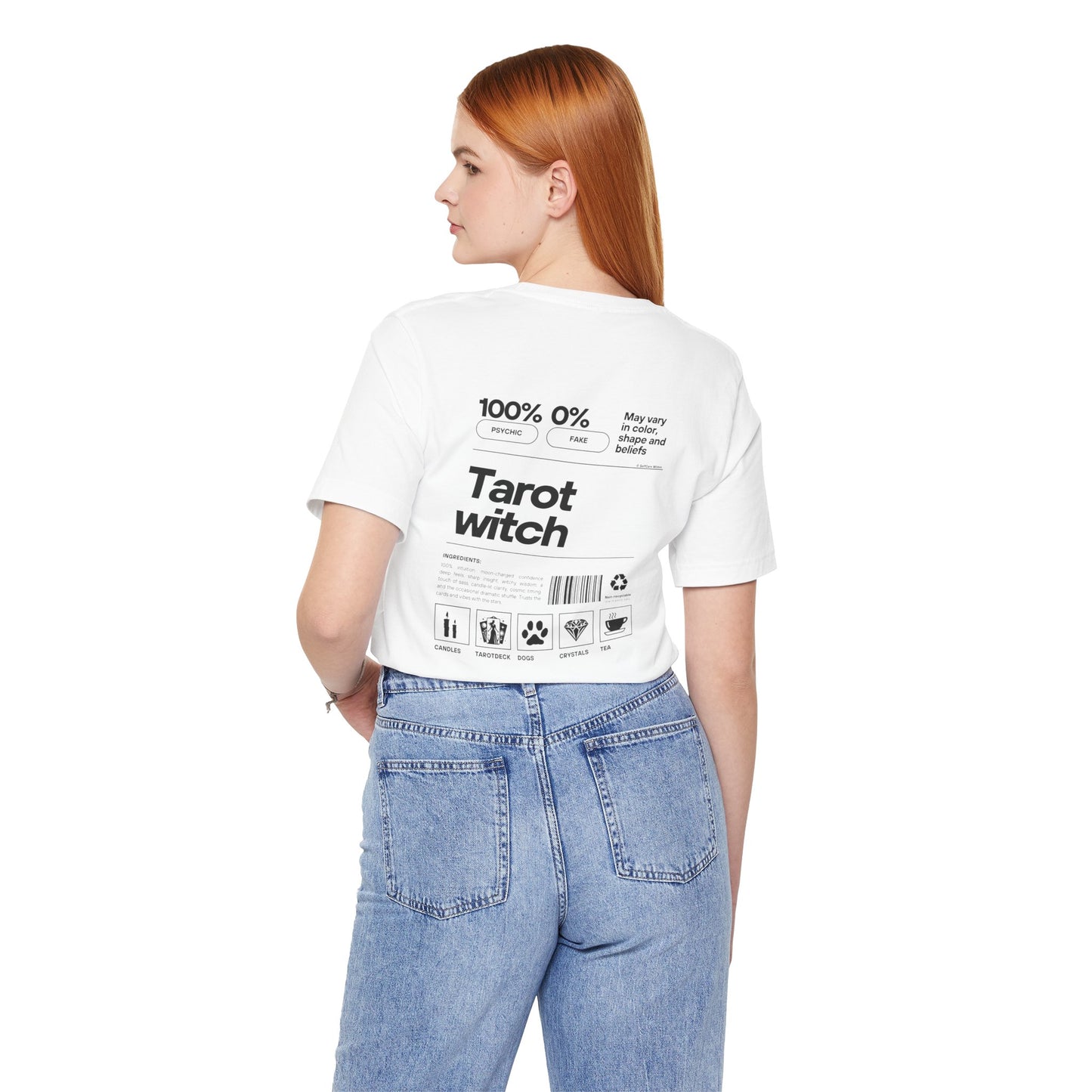 "Ebba" Tarot Witch T-shirt - black print