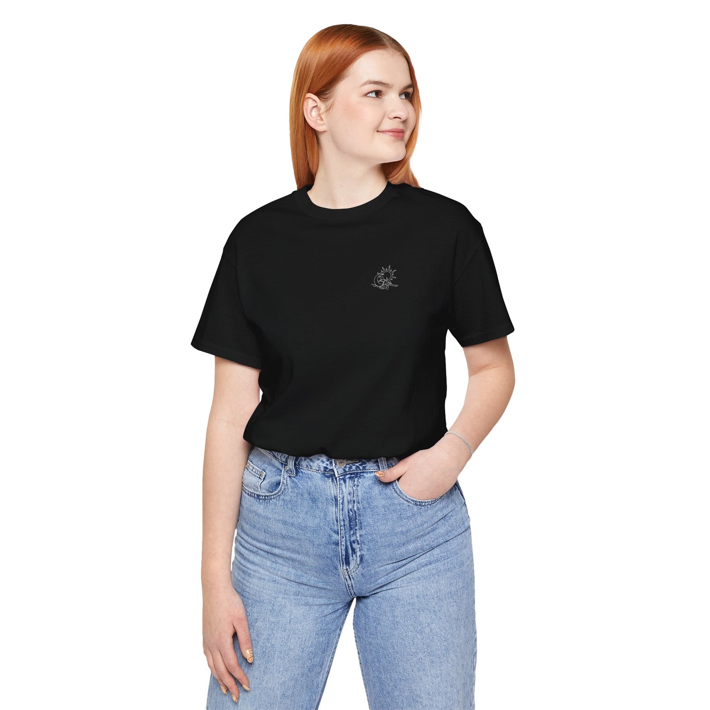 "Helena" Divine Feminine T-shirt - white print