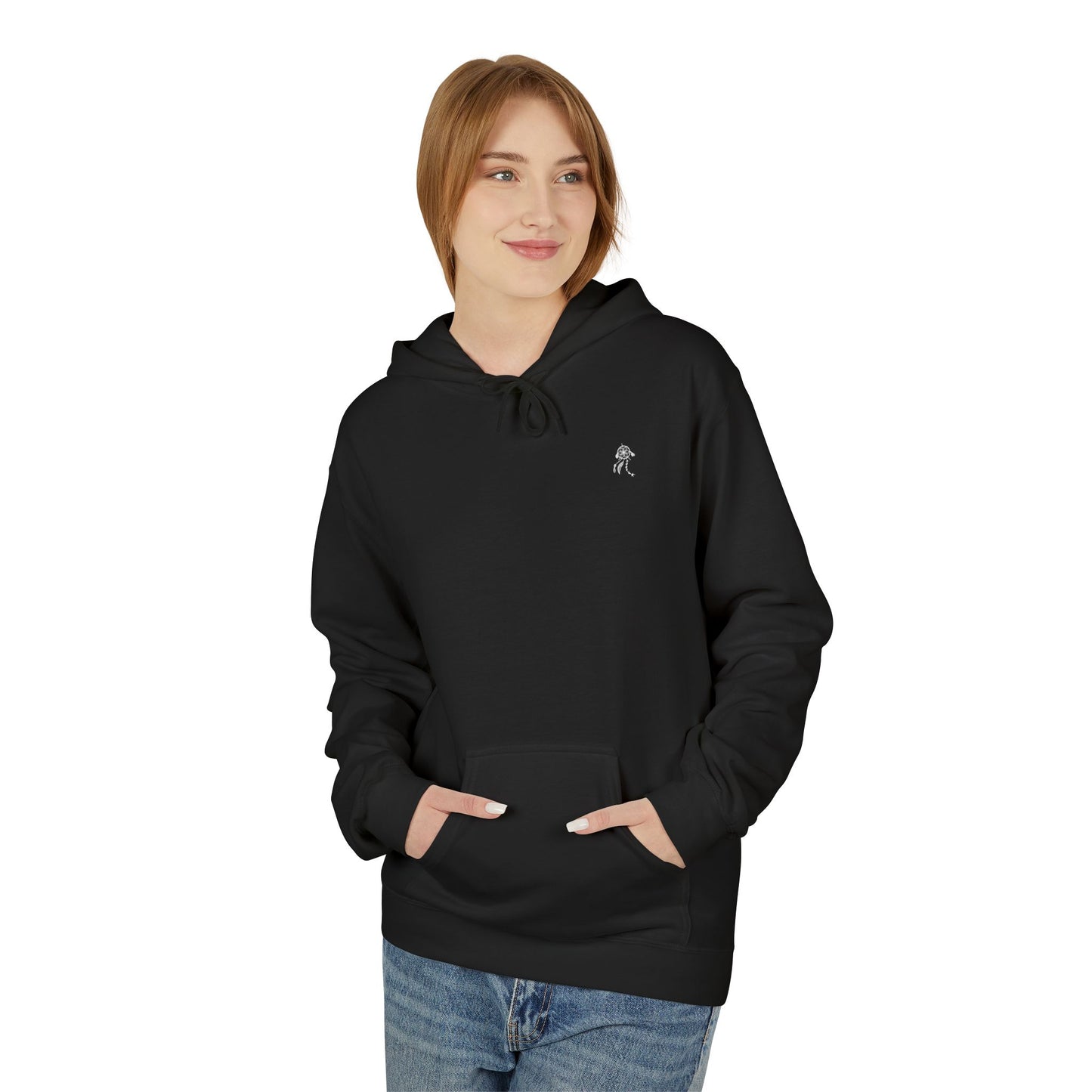 "Nathalie" Soul Worker Hoodie - white print