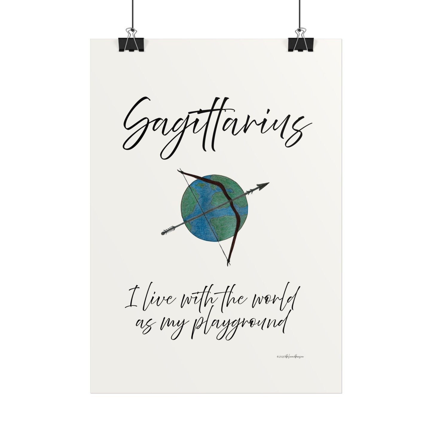 Art poster Sagittarius