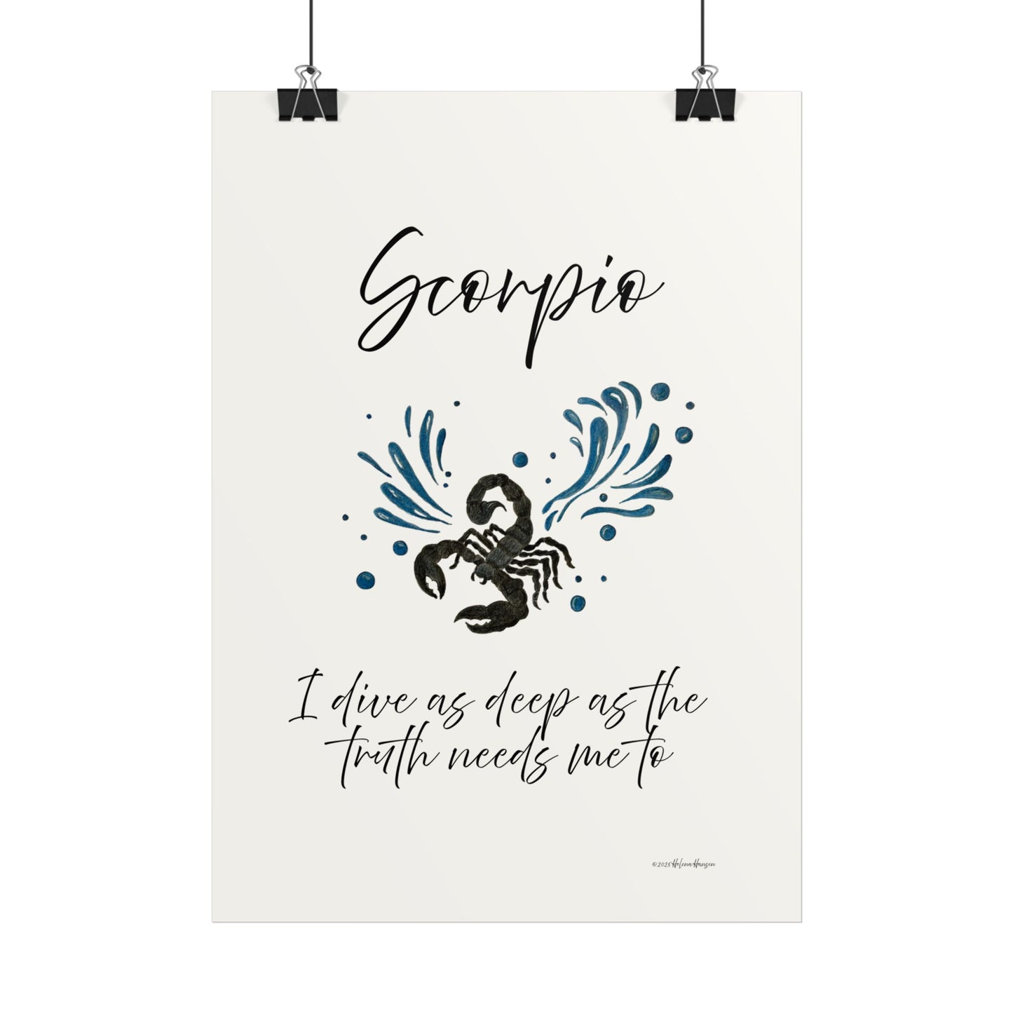 Art poster Scorpio
