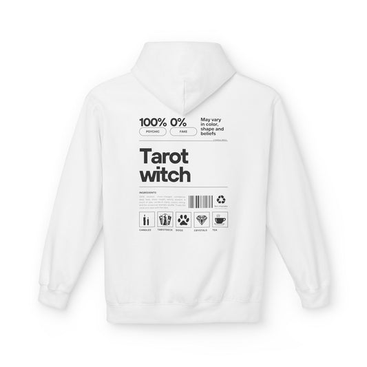 "Ebba" Tarot Witch Hoodie - black print