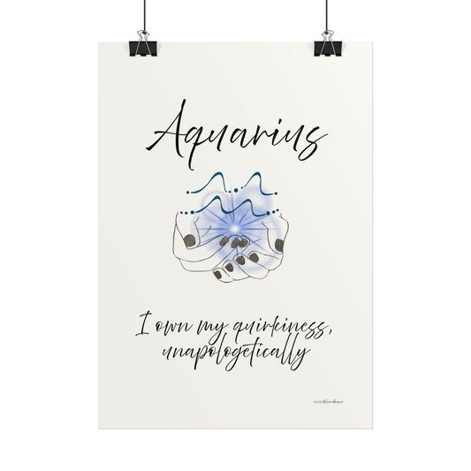Art poster Aquarius