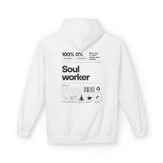 "Nathalie" Soul Worker Hoodie - black print