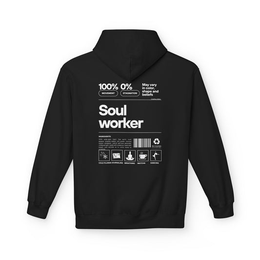 "Nathalie" Soul Worker Hoodie - white print