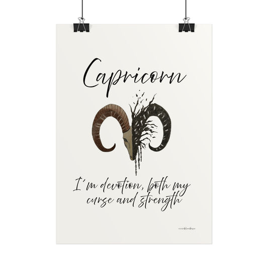 Art poster Capricorn