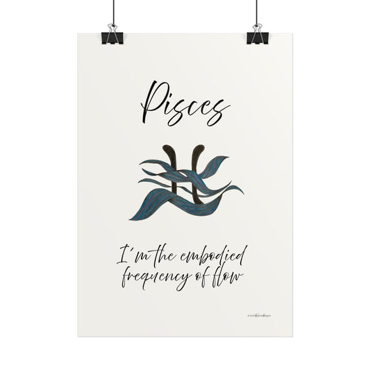 Art poster Pisces