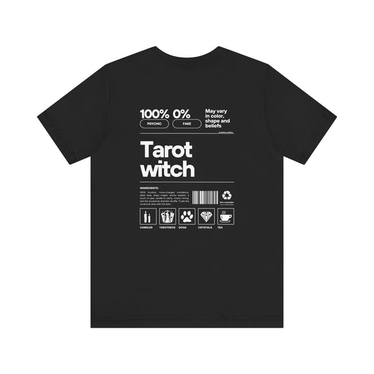 "Ebba" Tarot Witch T-shirt - white print