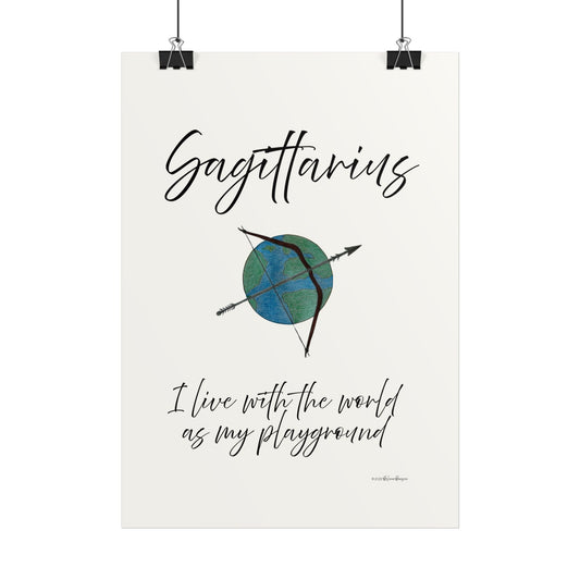Art poster Sagittarius
