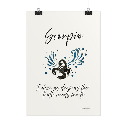 Art poster Scorpio