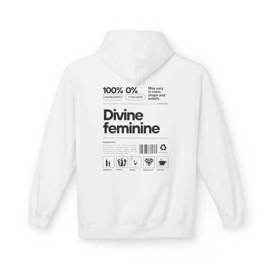 "Helena" Divine Feminine Hoodie - black print